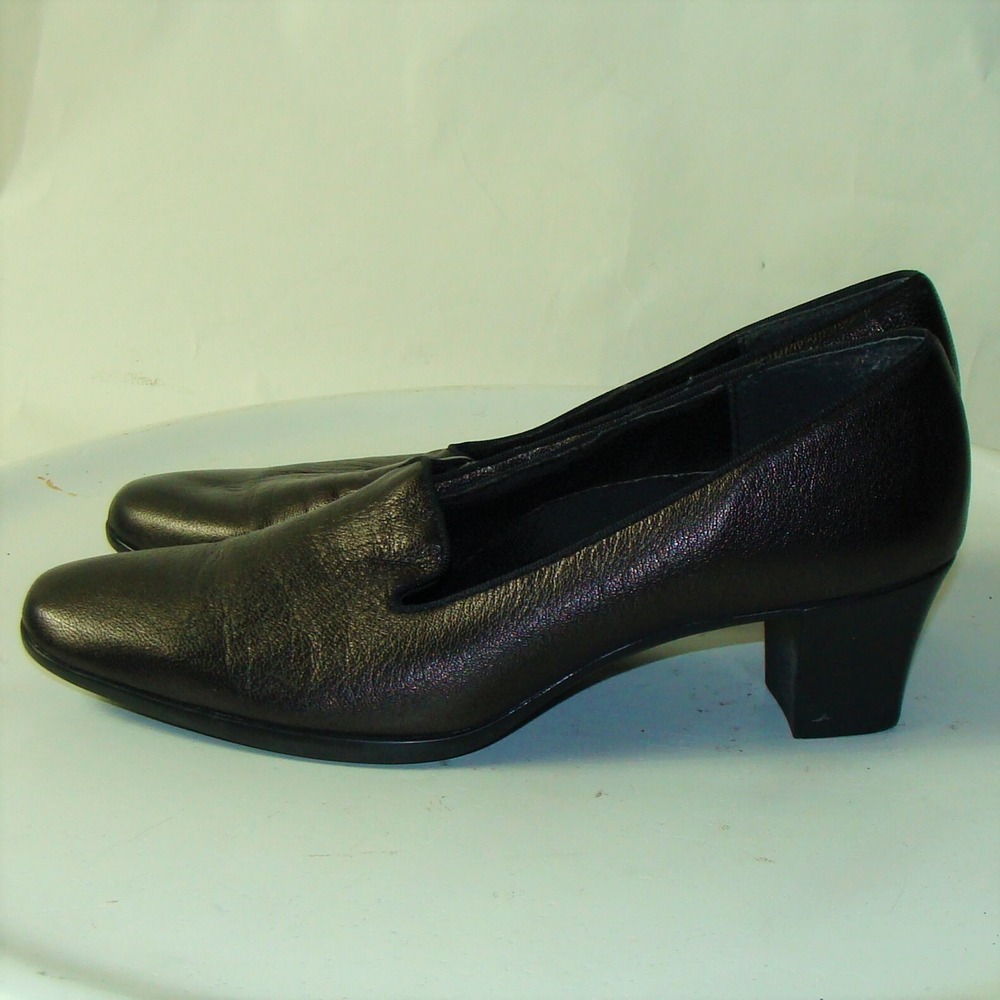 MUNRO AMERICAN BROWN LEATHER LOAFERS SHOES SIZE 8N    C124